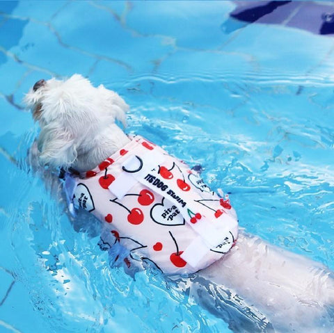 Summer Dog Swimming Safety Life Jacket - happyandpolly